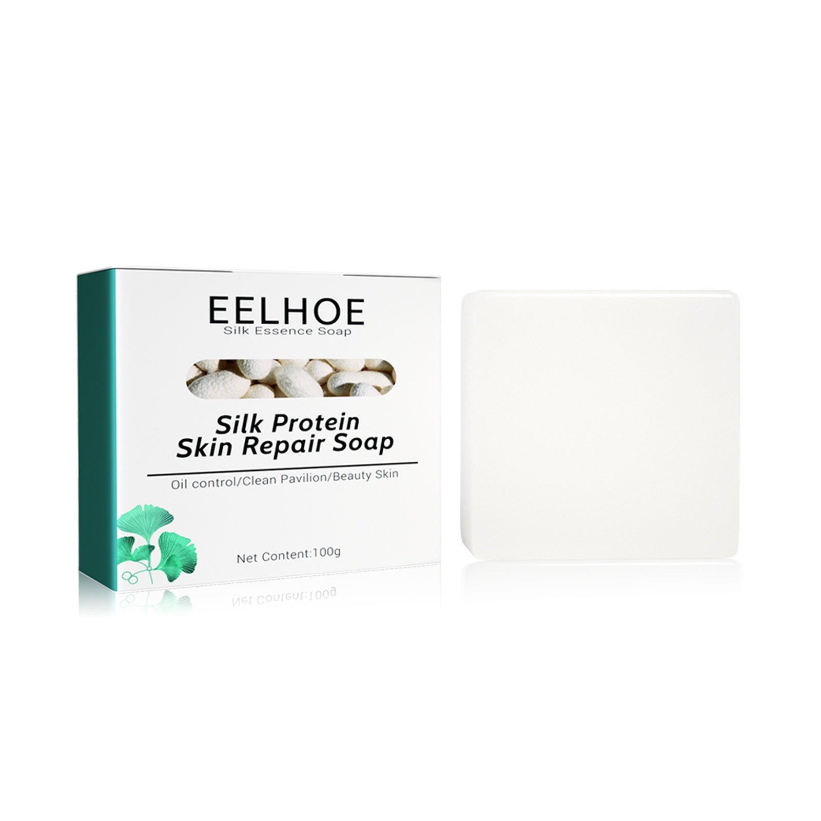 EELHOE Silk Goat Milk Hand Soap Deep Cleansing&Repairing Skin Moisturizing&Tender Silk Goat Milk Cleansing Soap