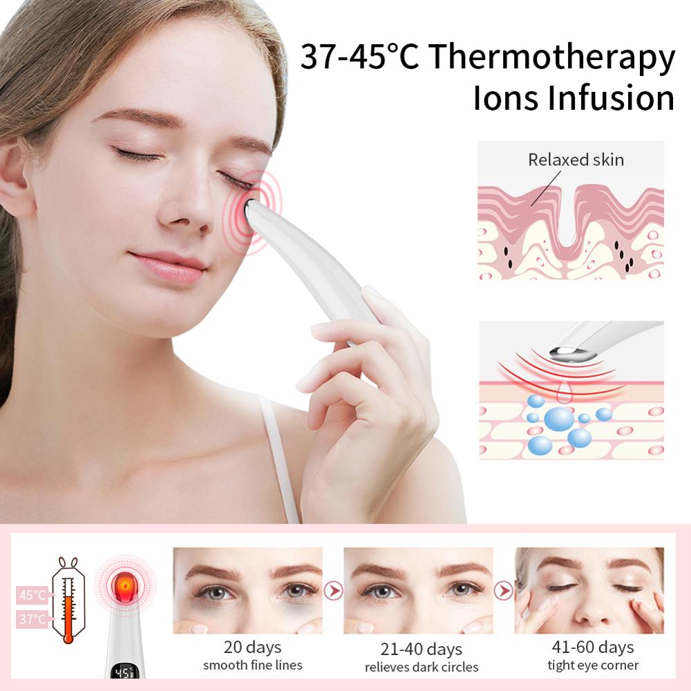 Mini Electric Vibration Eye Face Massager Anti-Ageing Eye Wrinkle Massager Dark Circle Removal Portable Beauty Care Pen Massage