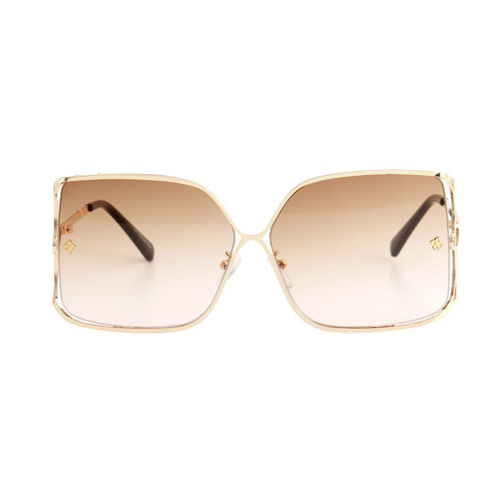 Pink Retro Square Sunglasses