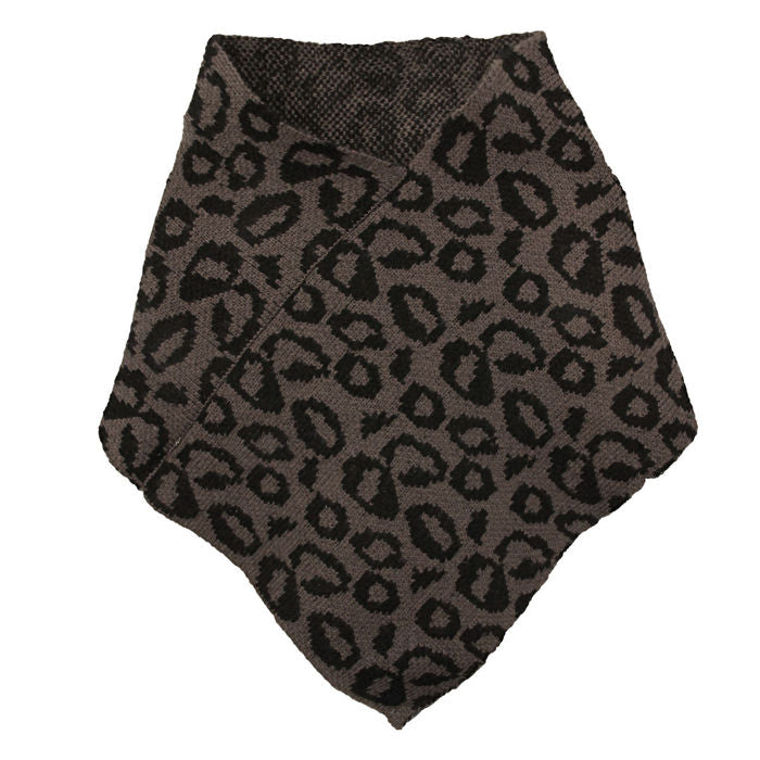 Leopard Triangle Tube Scarf