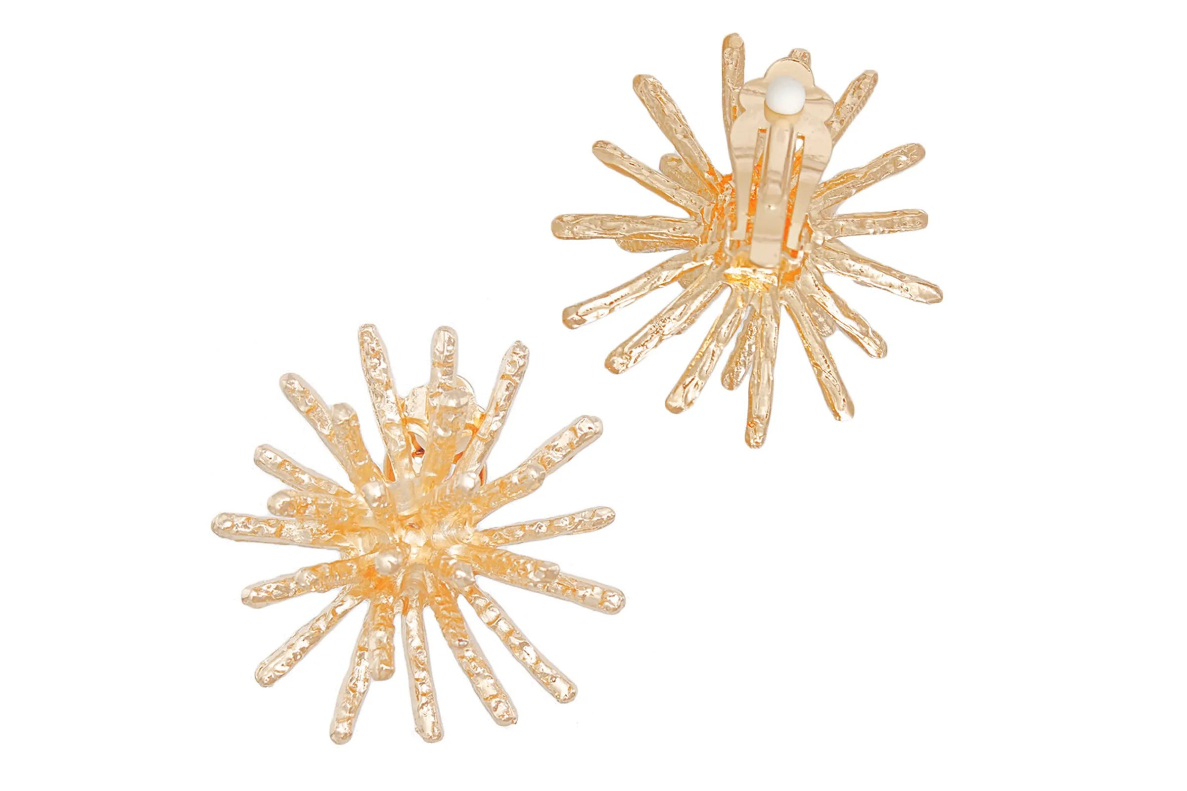 Clip On Medium Spike Earrings for Women