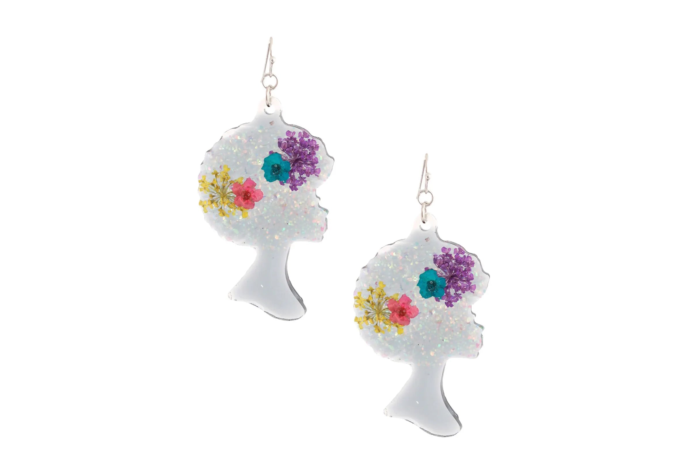 Afro Flower Earrings