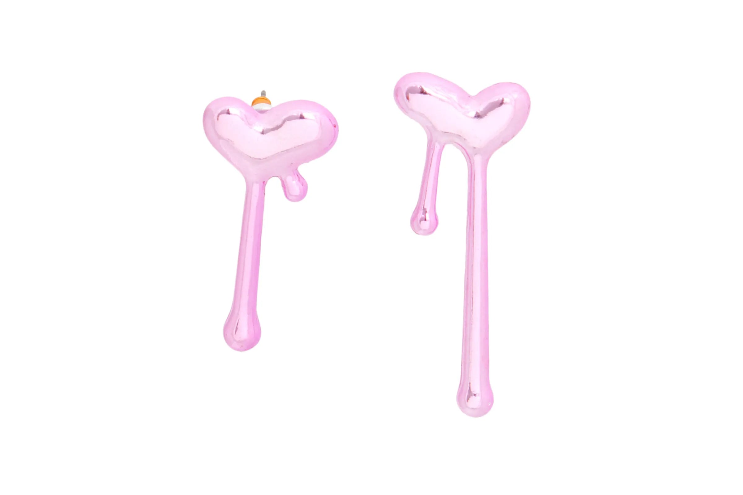 Stud Small Dripping Heart Earrings for Women