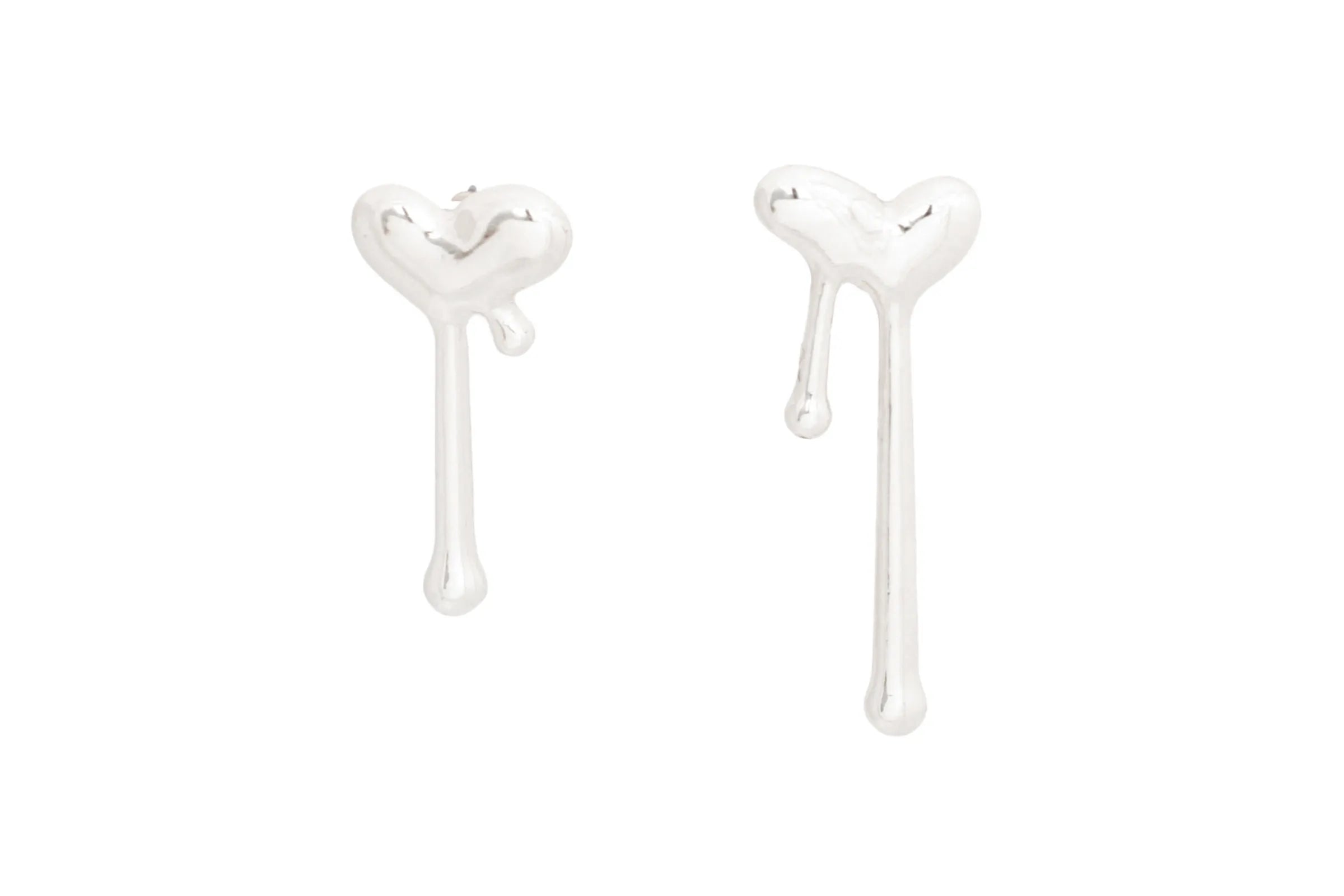 Stud Small Dripping Heart Earrings for Women