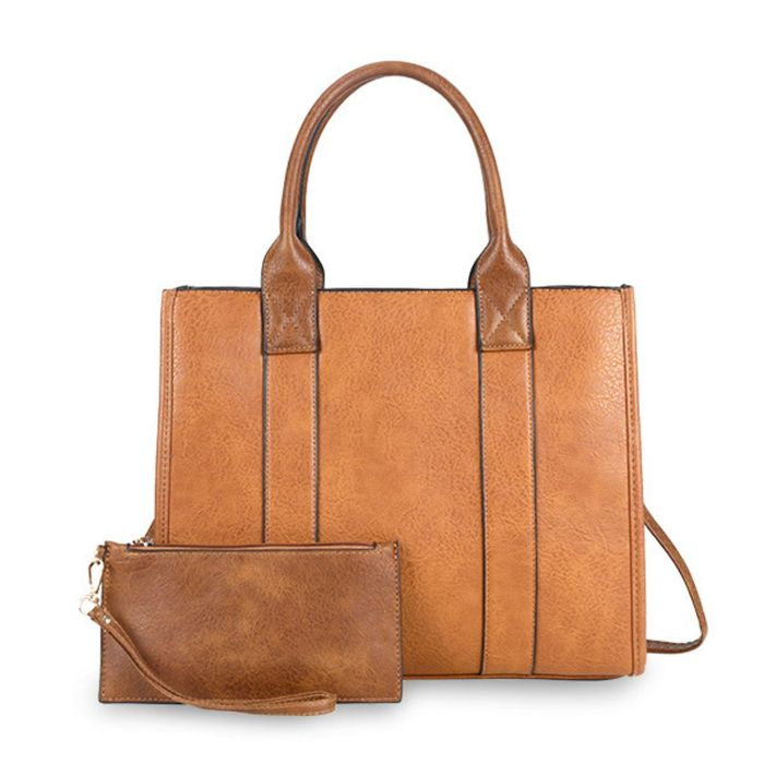 Purse Soft Grain Satchel Bag for Women