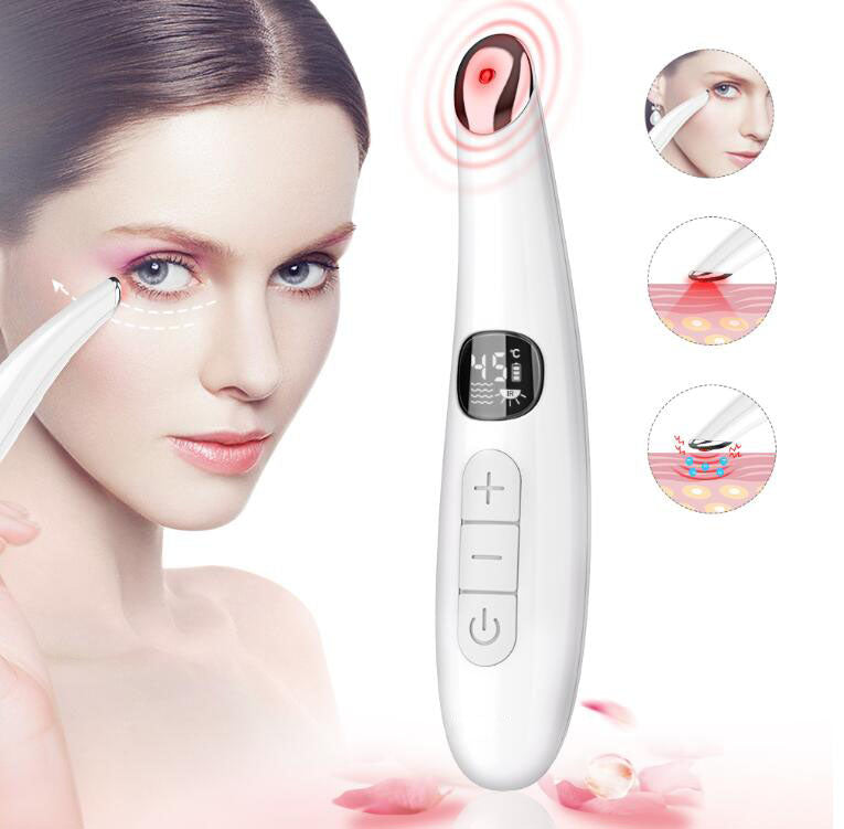 Mini Electric Vibration Eye Face Massager Anti-Ageing Eye Wrinkle Massager Dark Circle Removal Portable Beauty Care Pen Massage