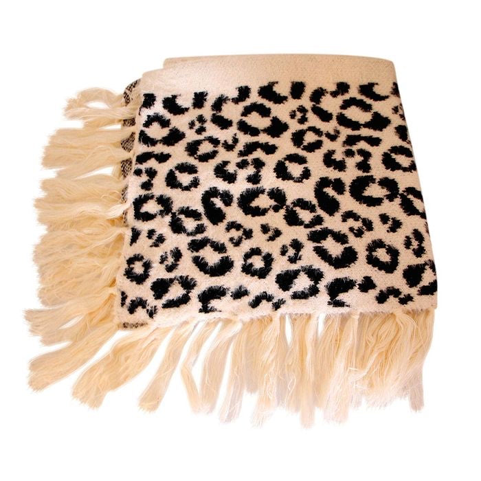 Leopard Eyelash Poncho