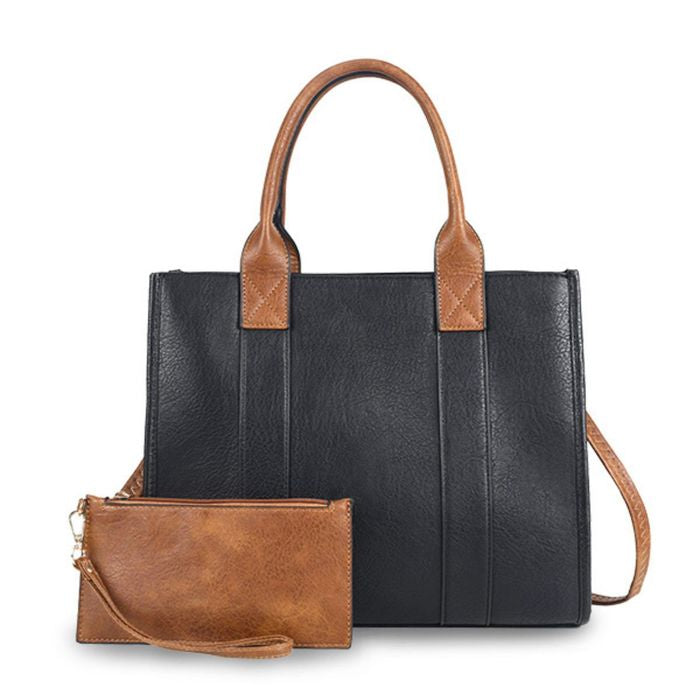 Purse Soft Grain Satchel Bag for Women