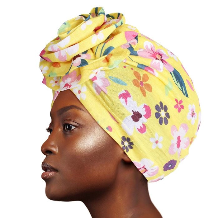 Floral Flower Knot Turban