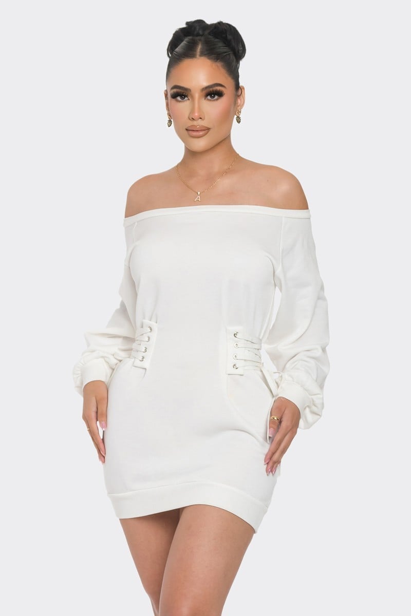 Women's Off shoulder mini dress