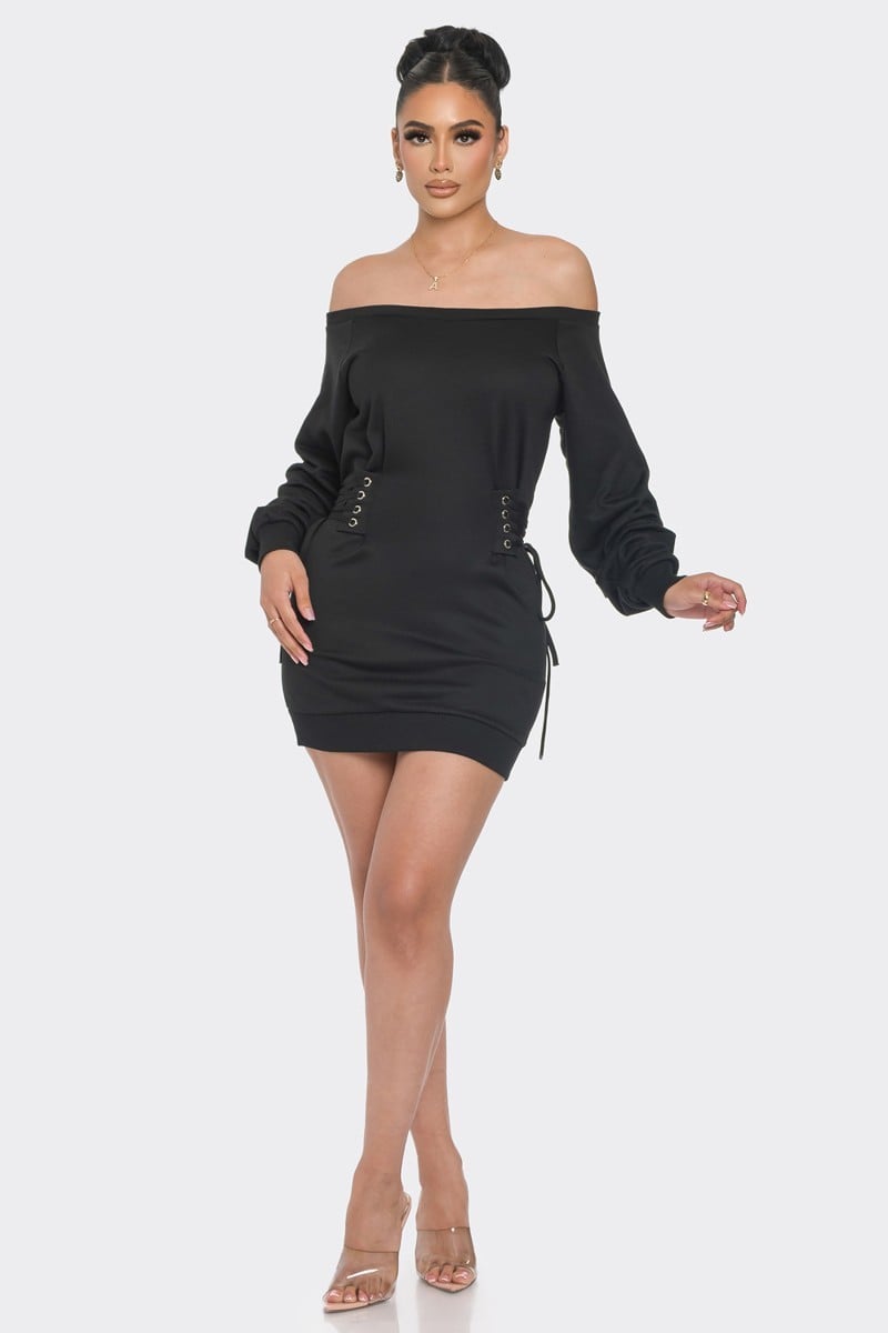 Women's Off shoulder mini dress