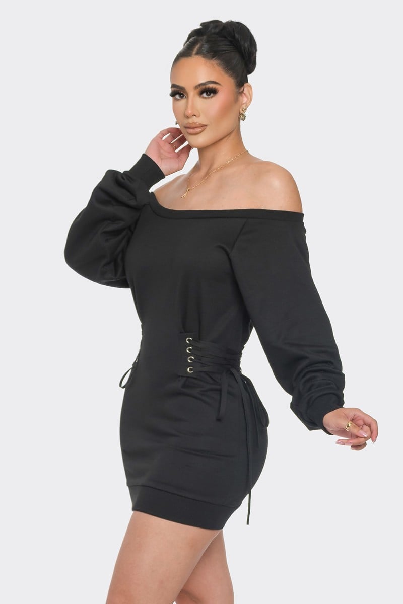 Women's Off shoulder mini dress