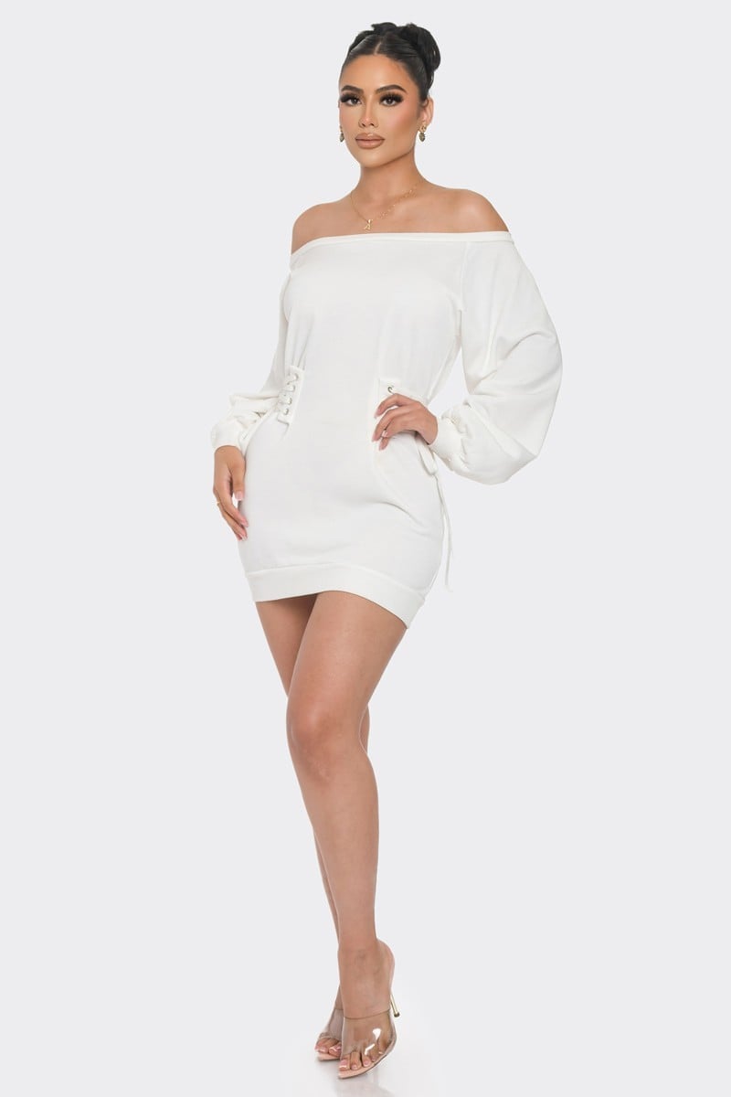 Women's Off shoulder mini dress