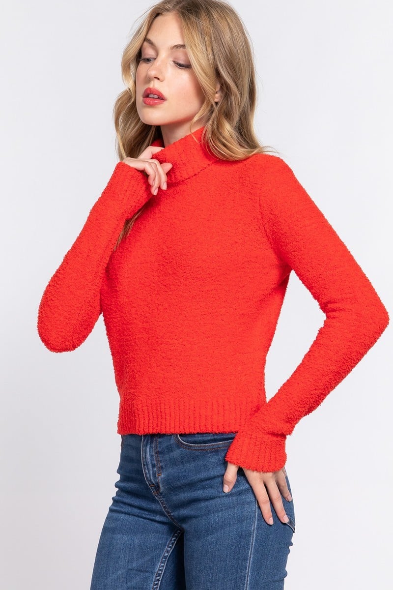 Turtleneck sweater top