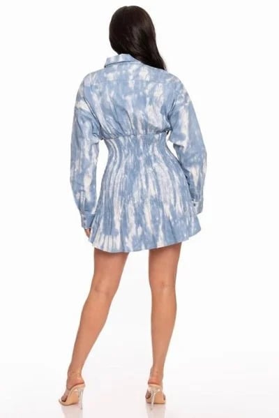 Women's Tie dye mini dress