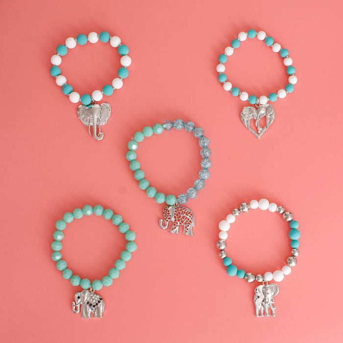 Mixed Elephant Bracelets