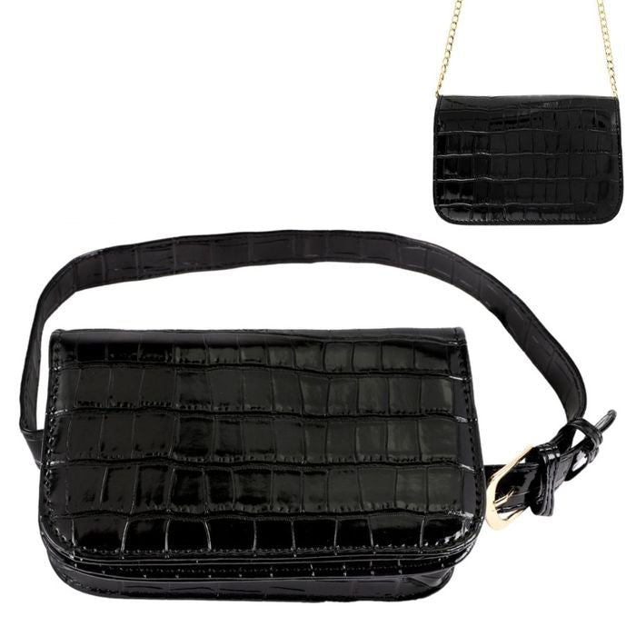 Croc Belt Bag