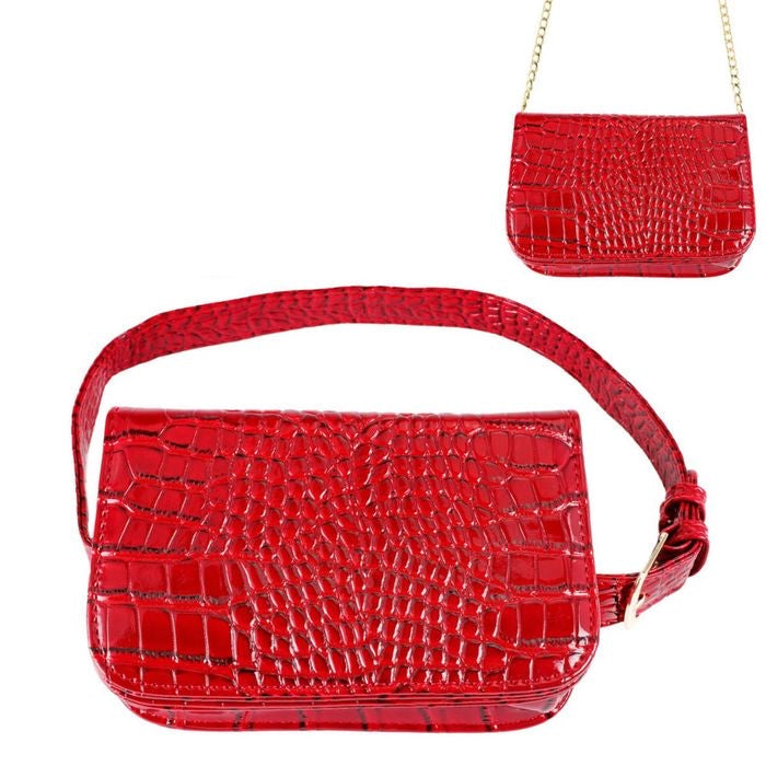 Croc Belt Bag