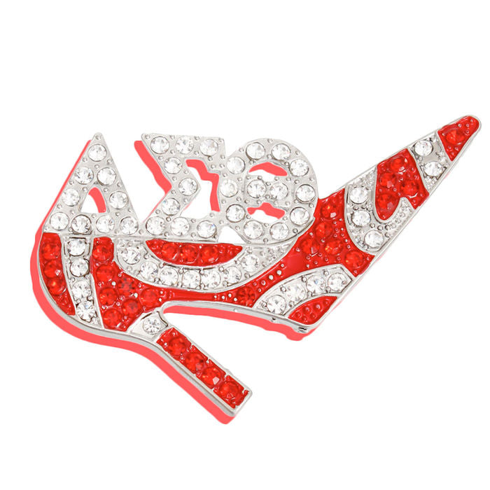 Brooch Sorority Heel Pin for Women