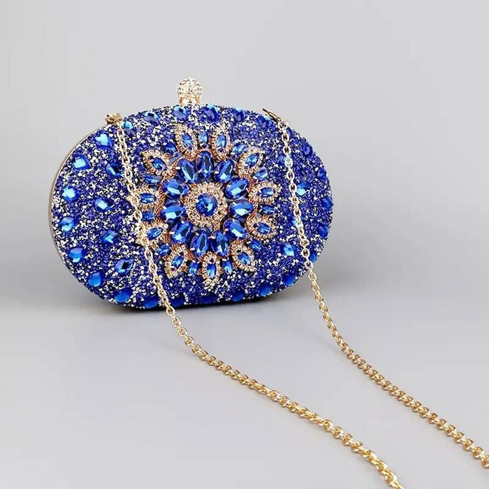 Clutch Crystal Hard Case Bag for Women