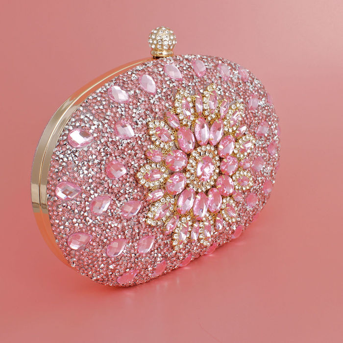 Clutch Crystal Hard Case Bag for Women