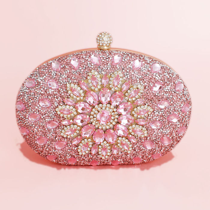 Clutch Crystal Hard Case Bag for Women