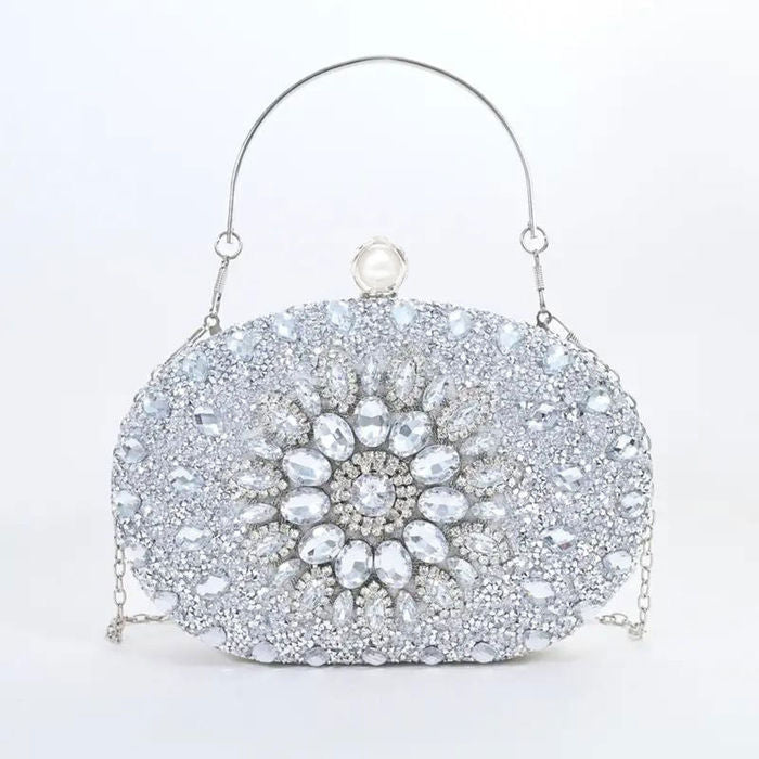 Clutch Crystal Hard Case Bag for Women