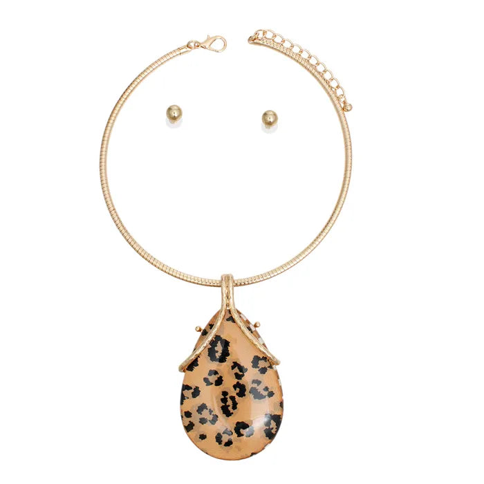 Pendant Necklace Leopard for Women