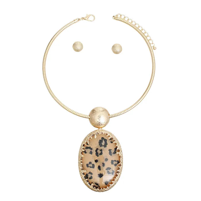 Pendant Necklace Leopard for Women