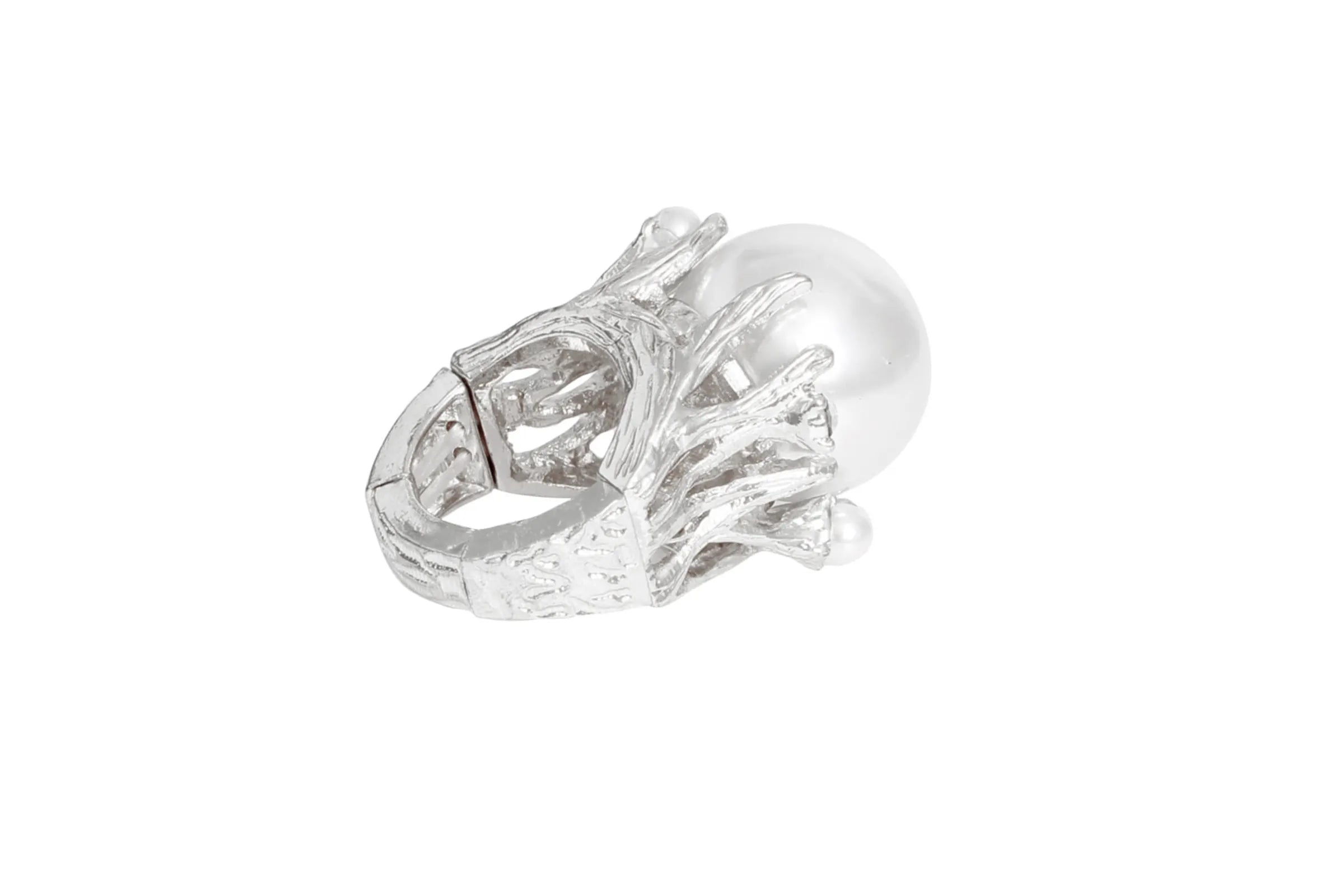 Ring Pearl Branch Cocktail Ring for Women