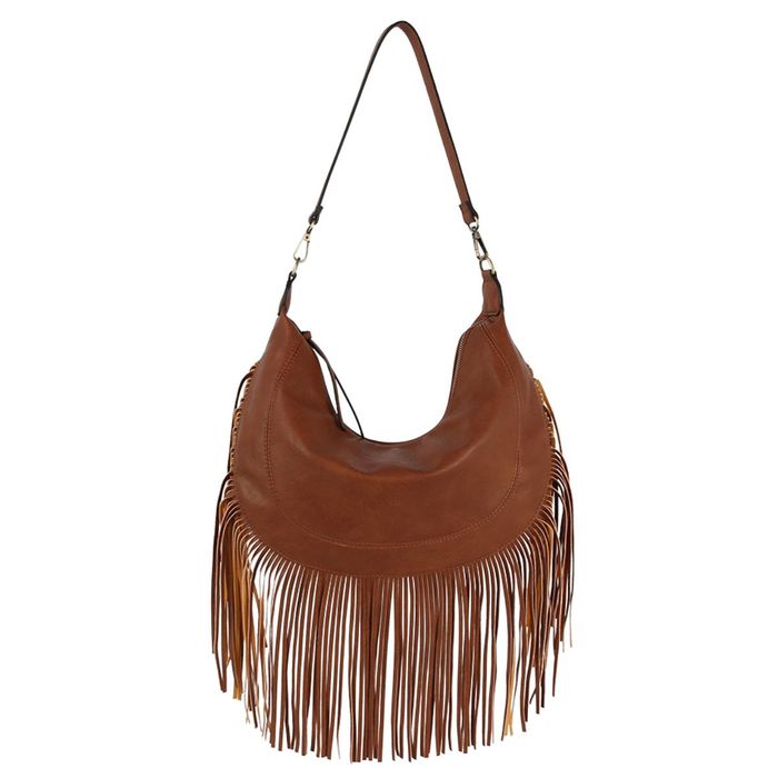 Purse Round Fringe Hobo Bag for Women