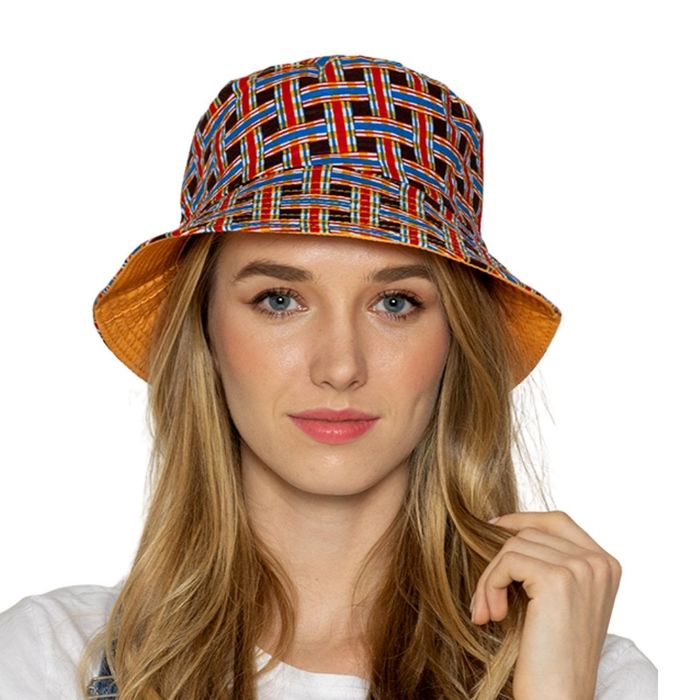 Geometric Reversible Bucket Hat