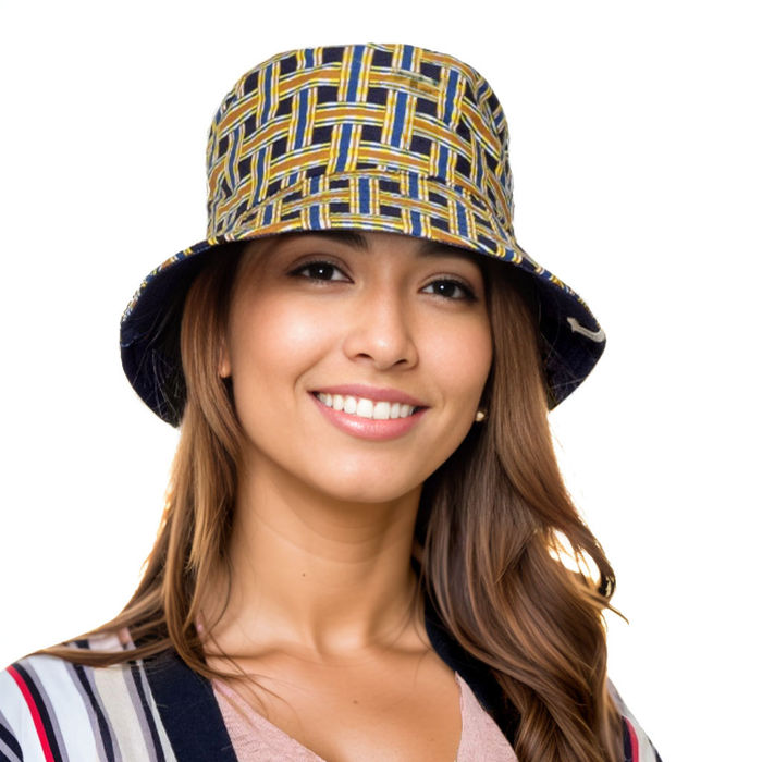 Geometric Reversible Bucket Hat