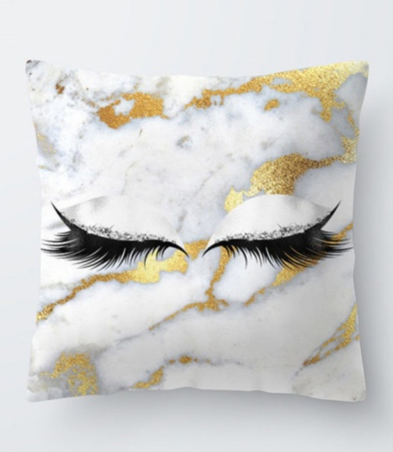 Polyester Pillow Cases Square Eyelash 45cm x 45cm, 1 Piece