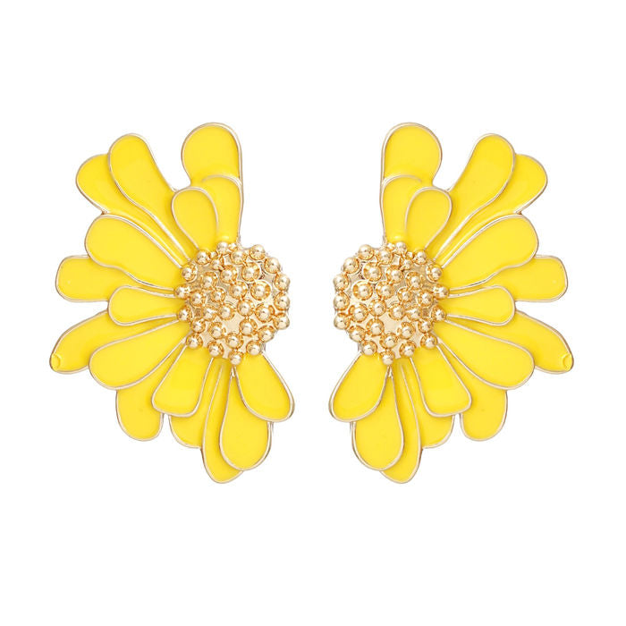 Studs Tropical Flower Earrings for Women