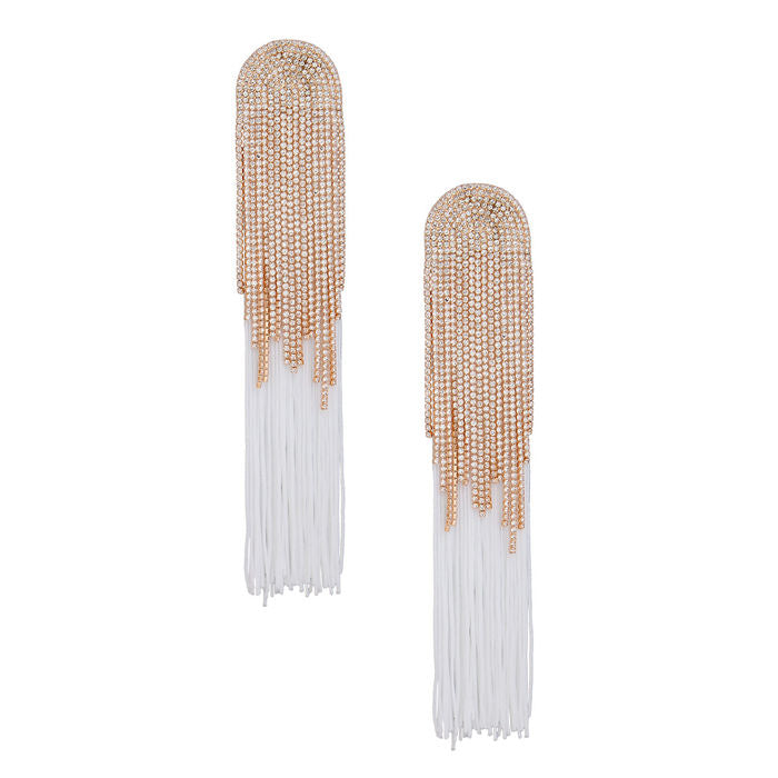 Tassel Long Fringe Glam Earrings for Women