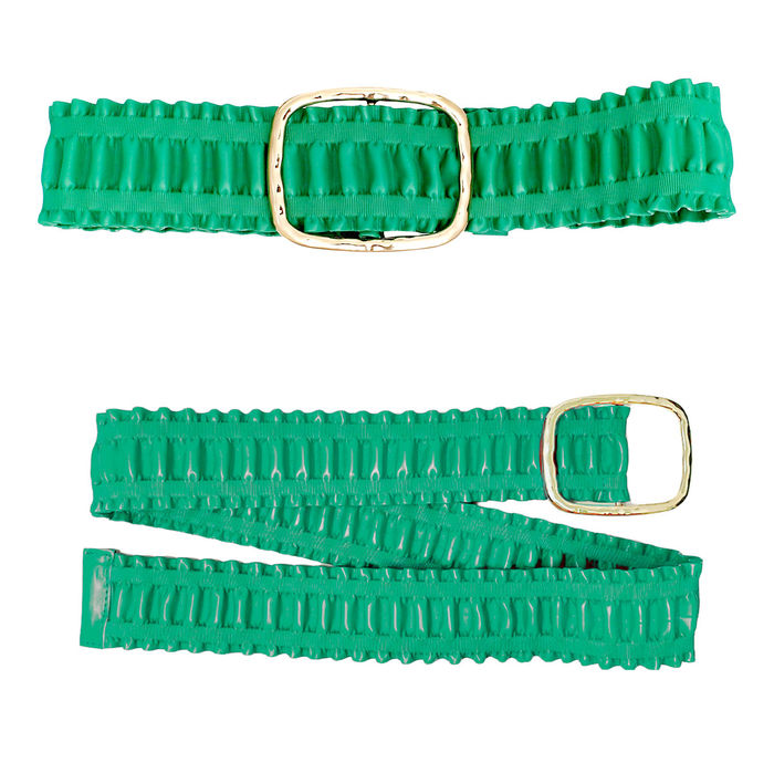 Belt Ruffled Wide Stretch for Women