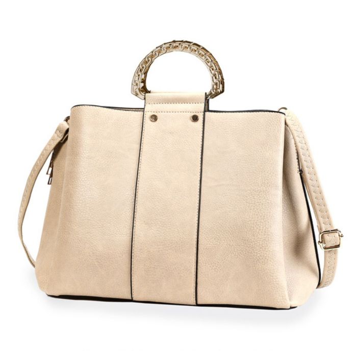 Purse  Rigid Top Handle Handbag for Women