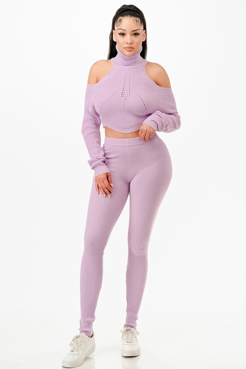 Women's Knit top & pants set