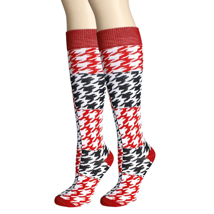 Socks Knee High Checkered