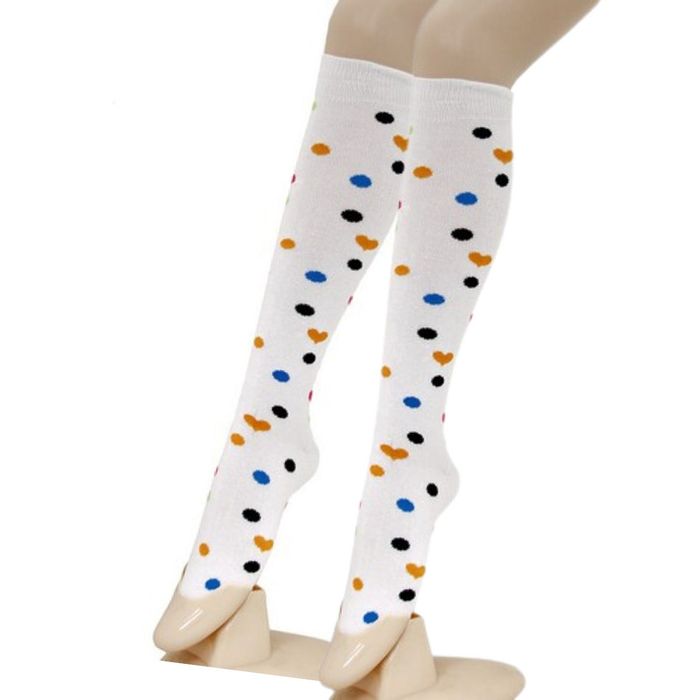 Hearts and Spots Knee Socks