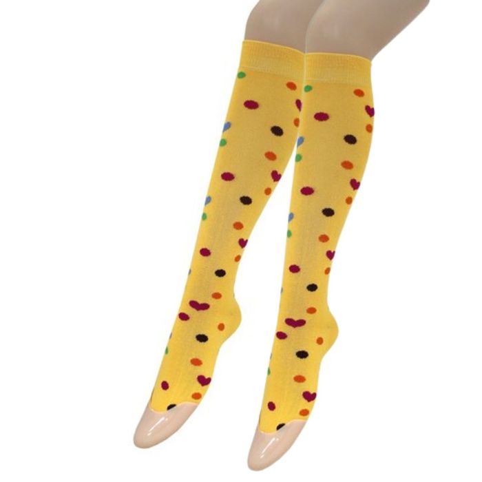 Hearts and Spots Knee Socks